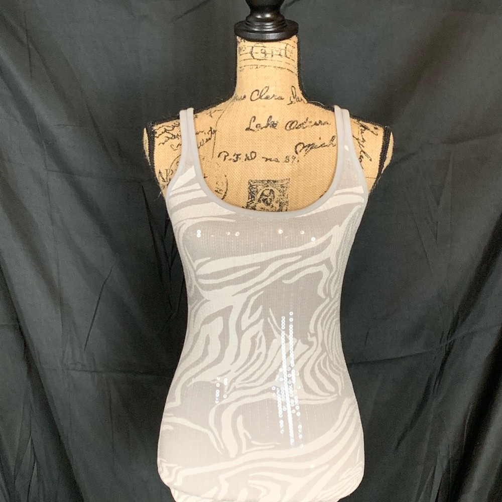 Armani Exchange Sequined Tank Top